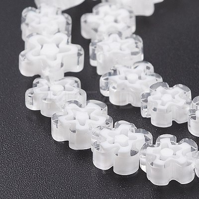 Handmade Millefiori Glass Bead Strands X-LAMP-J035-8mm-42-1