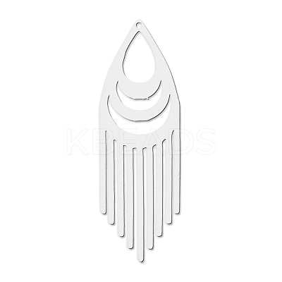 Non-Tarnish 201 Stainless Steel Pendants STAS-S105-LA767-1-1