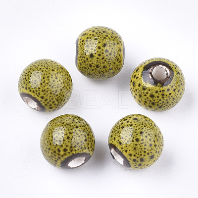 Handmade Porcelain Beads PORC-Q262-01E-1