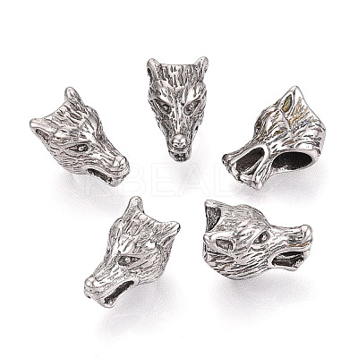 304 Stainless Steel European Style Large Hole Beads STAS-T072-143P-1