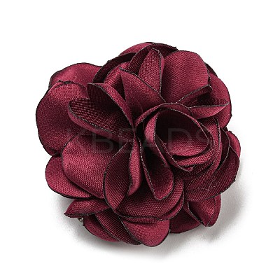 Fabric Rose Flower Brooch for Women LS-JEWB-B011-01B-1