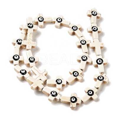 Synthetic Turquoise Enamel Beads Strands G-P507-19A-1