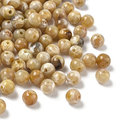 Acrylic Imitation Gemstone Beads X-MACR-K359-75-1