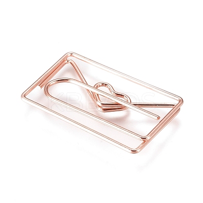 Envelope with Heart Shape Iron Paperclips LS-TOOL-L008-018RG-1