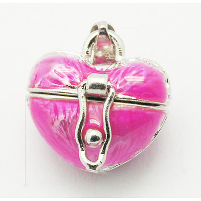 Brass Prayer Box Pendants KK-Q198-3-1