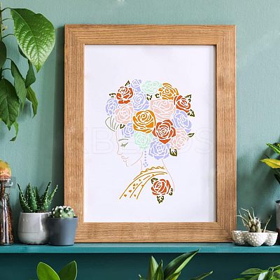 Large Plastic Reusable Drawing Painting Stencils Templates DIY-WH0202-101-1