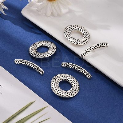 Tibetan Style Alloy Toggle Clasps LS-LF10975Y-NF-1