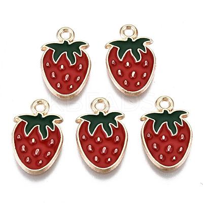 Alloy Enamel Pendants ENAM-S115-026-1