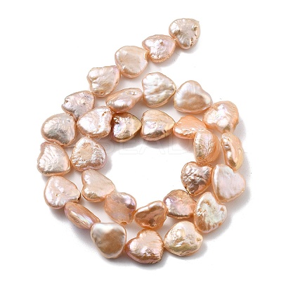 Natural Baroque Keshi Pearl Beads Strands PEAR-P064-07B-02C-1