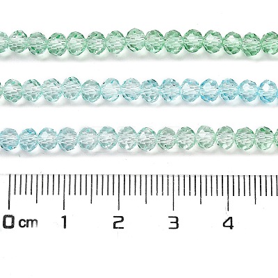 Transparent Painted Glass Beads Strands DGLA-A034-T4mm-A16-1