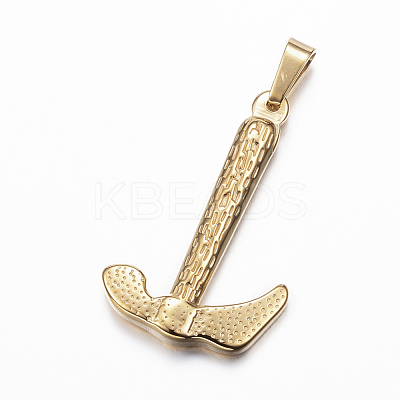 Ion Plating(IP) 304 Stainless Steel Pendants STAS-K162-010G-1