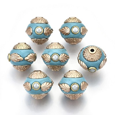 Handmade Indonesia Beads IPDL-E012-10B-1