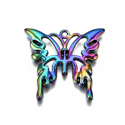 Rainbow Color Alloy Pendants PALLOY-S180-060-RS-1