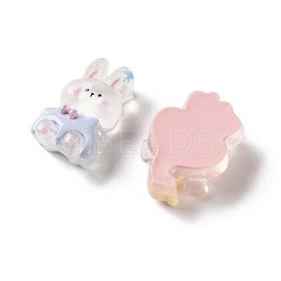 Transparent Resin Cabochons X-RESI-K043-26-1