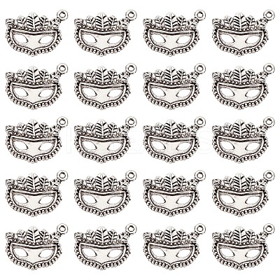 DIY Tibetan Style Alloy Pendants PALLOY-SC0004-13-1
