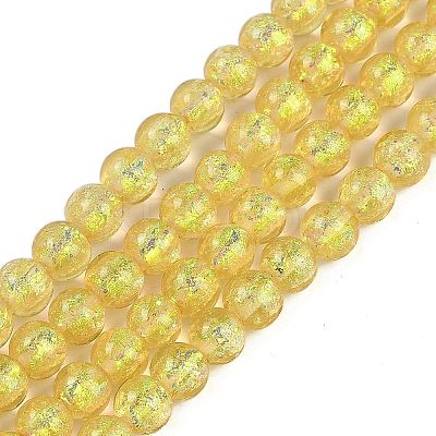 Handmade Foil Lampwork Beads Strands FOIL-K003-06A-09-1