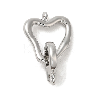 Brass Fold Over Clasps KK-M270-17P-1