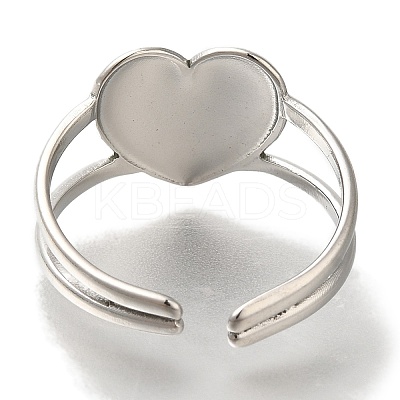 304 Stainless Steel Cuff Rings RJEW-Z074-19P-1