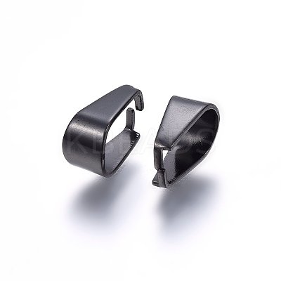 304 Stainless Steel Snap On Bails Ion Plating(IP) STAS-P214-08B-05-1