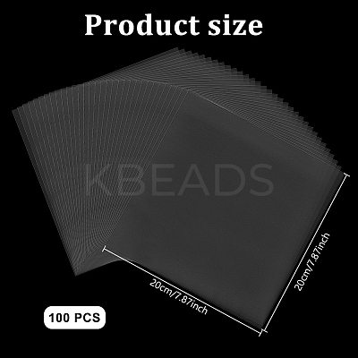 PA Embroidery Transfer Paper Water Soluble Film DIY-WH0678-28-1
