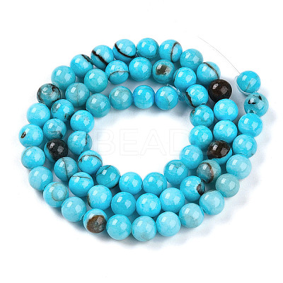 Natural Persian Jade Beads Strands G-A255-A02-01H-1
