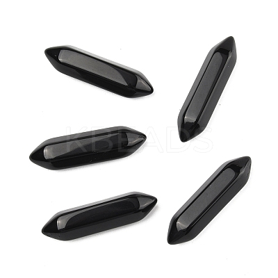 5Pcs Natural Obsidian Healing Stones G-FS0005-83I-1