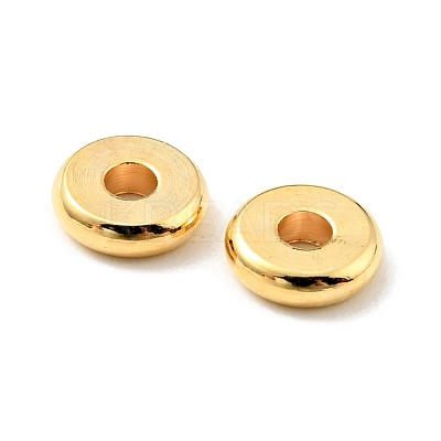 Rack Plating Brass Beads KK-C242-01G-1