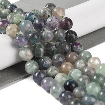 Natural Fluorite Beads Strands G-P530-B04-04-1