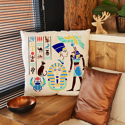 PET Hollow Out Drawing Painting Stencils DIY-WH0391-0230-1