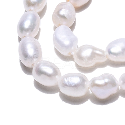Natural Cultured Freshwater Pearl Beads Strands PEAR-N014-04E-01-1