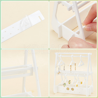 Opaque Acrylic Earring Display Hanger EDIS-HY0001-04B-1