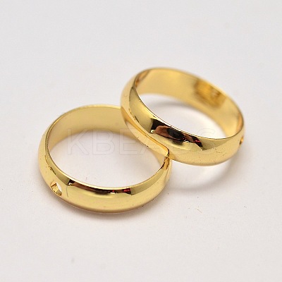 Ring Brass Bead Frames KK-L137-09G-NR-10mm-1