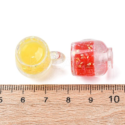 Luminous Transparent Resin Beads RESI-B039-15-1