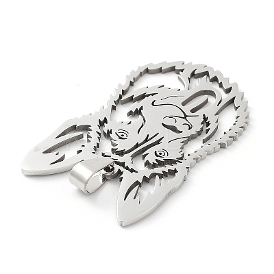 Non-Tarnish 201 Stainless Steel Big Pendants STAS-A090-02P-1