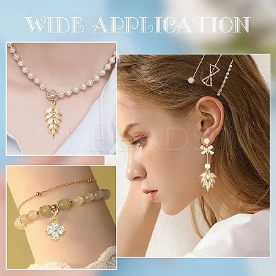 6Pcs 3 Styles Brass Pave Cubic Zirconia Pendants KK-YW0003-80-1