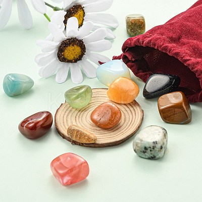 12Pcs 12 Style Natural & Synthetic Gemstone Beads G-FS0001-69-1
