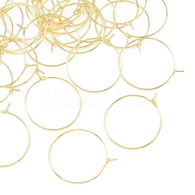 SHEGRACE Brass Hoop Earring Findings XGRPCH280-218G-1