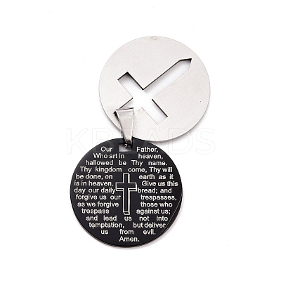 304 Stainless Steel Manual Polishing Pendants STAS-G269-01P-1