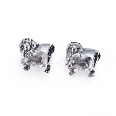 304 Stainless Steel European Beads STAS-I121-14AS-1