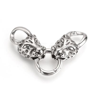 304 Stainless Steel Spring Gate Rings STAS-Q209-39-1