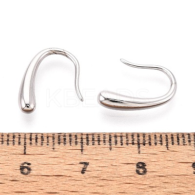 925 Sterling Silver Teardrop Dangle Earrings STER-N016-129P-1