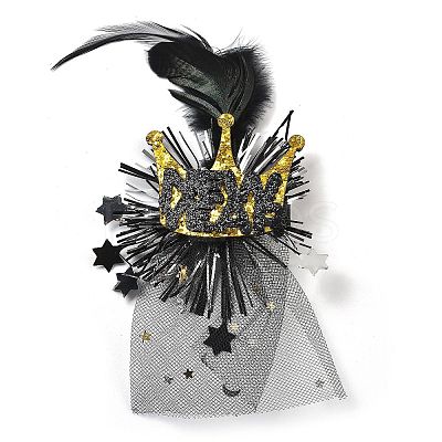 New Year's party Iron Hair Clip OHAR-R102-01B-1