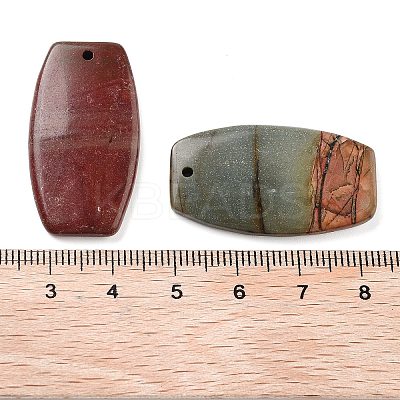 Natural Polychrome Jasper/Picasso Stone/Picasso Jasper Pendants G-S366-003-1