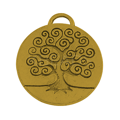 Tibetan Style Alloy Enamel Pendants Setting TIBEP-3395-AG-NR-1