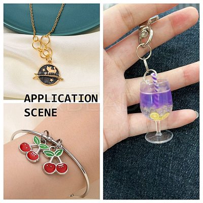 Tarnish Resistant 304 Stainless Steel Split Rings STAS-P223-22P-03-1