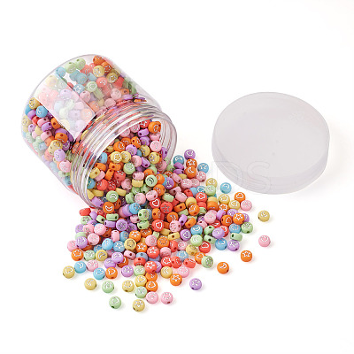 Opaque Acrylic Beads MACR-CW0001-06-1