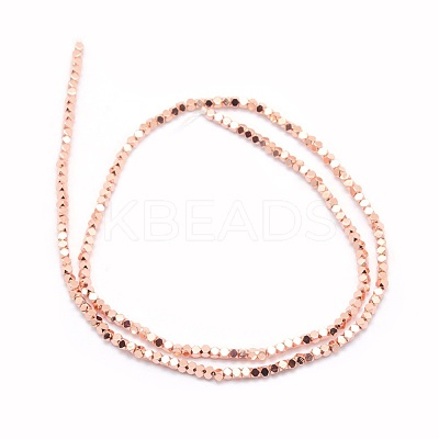 Electroplate Non-magnetic Synthetic Hematite Beads Strands G-L485-10A-RG-1