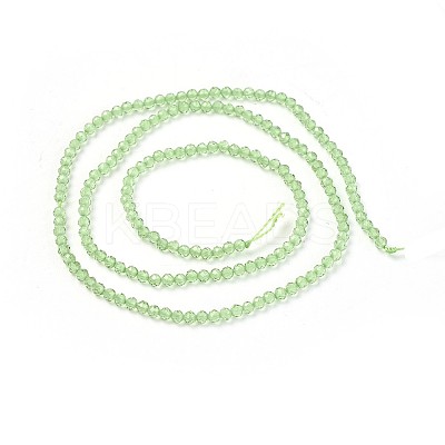 Transparent Glass Beads Strands GLAA-F094-A20-1