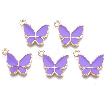 Alloy Enamel Pendants ENAM-T016-23B-RS-1