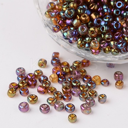 (Repacking Service Available) Round Glass Seed Beads SEED-C016-3mm-176-1
